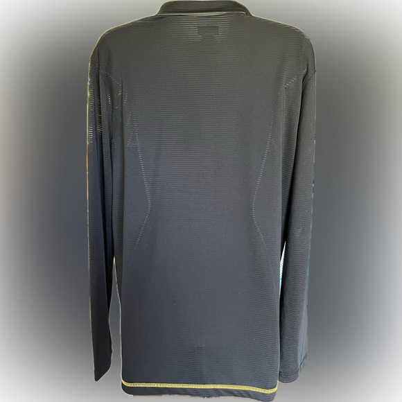 Pittsburgh Steelers NFL Team Apparel TX3 Cool Quarter Zip Long Sleeve Tee - Picture 3 of 8